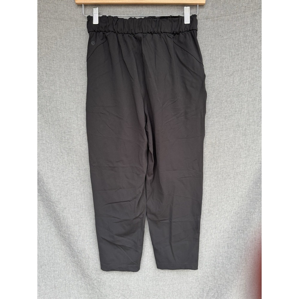 Lululemon Sz 6 Keep Moving 7/8 High-Rise Black Pants - Picture 3 of 5